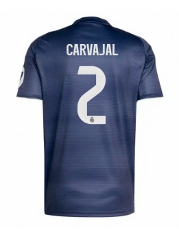 Moški Nogometna dresi replika Real Madrid Daniel Carvajal #2 Gostujoči 2025-26 Kratek rokav